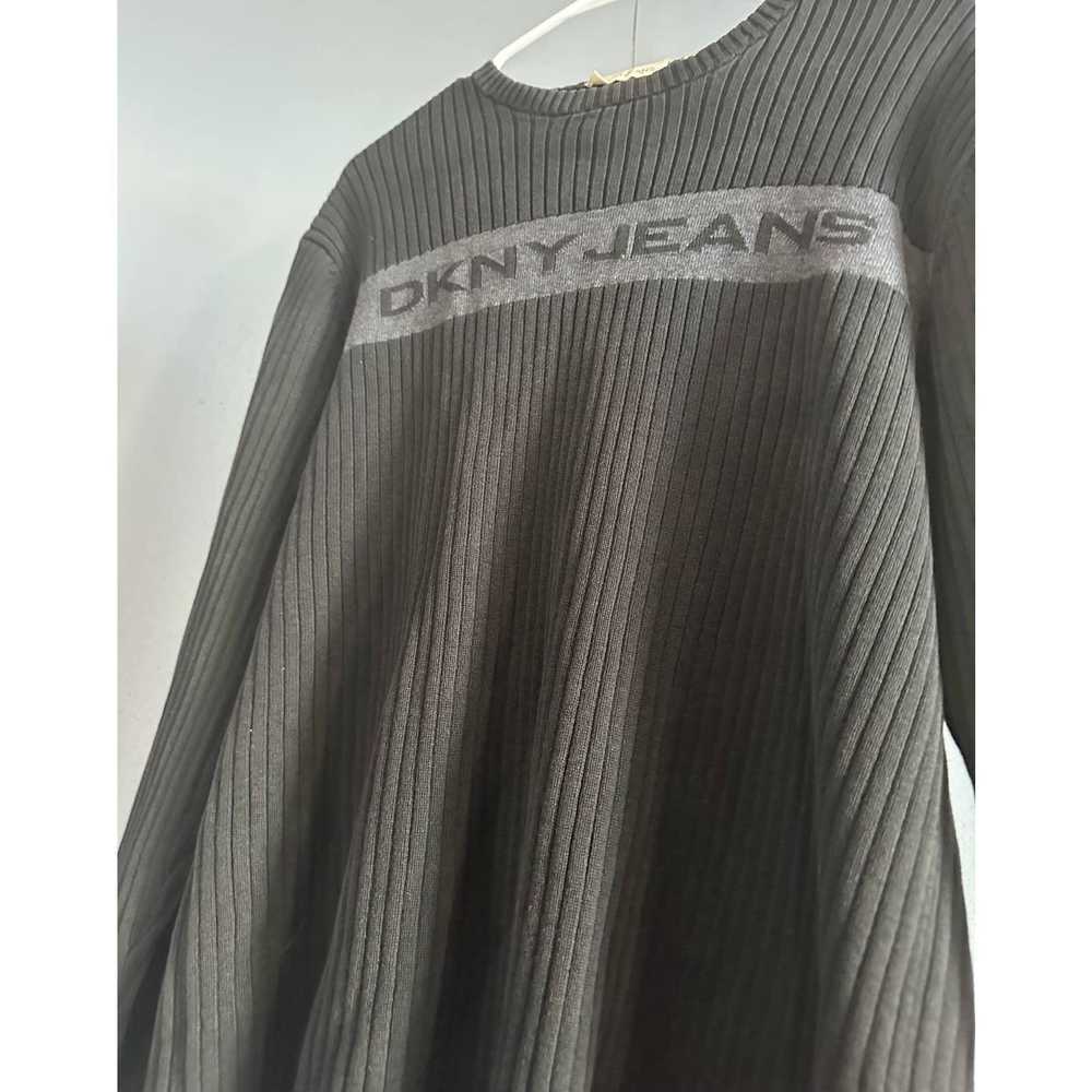 DKNY DKNY Jeans sweater Gray &Black size Medium - image 4