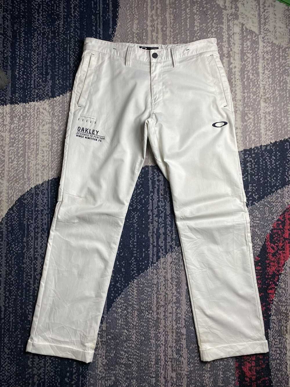 Oakley × Vintage Oakley Nice Design Golf Pants Wh… - image 1