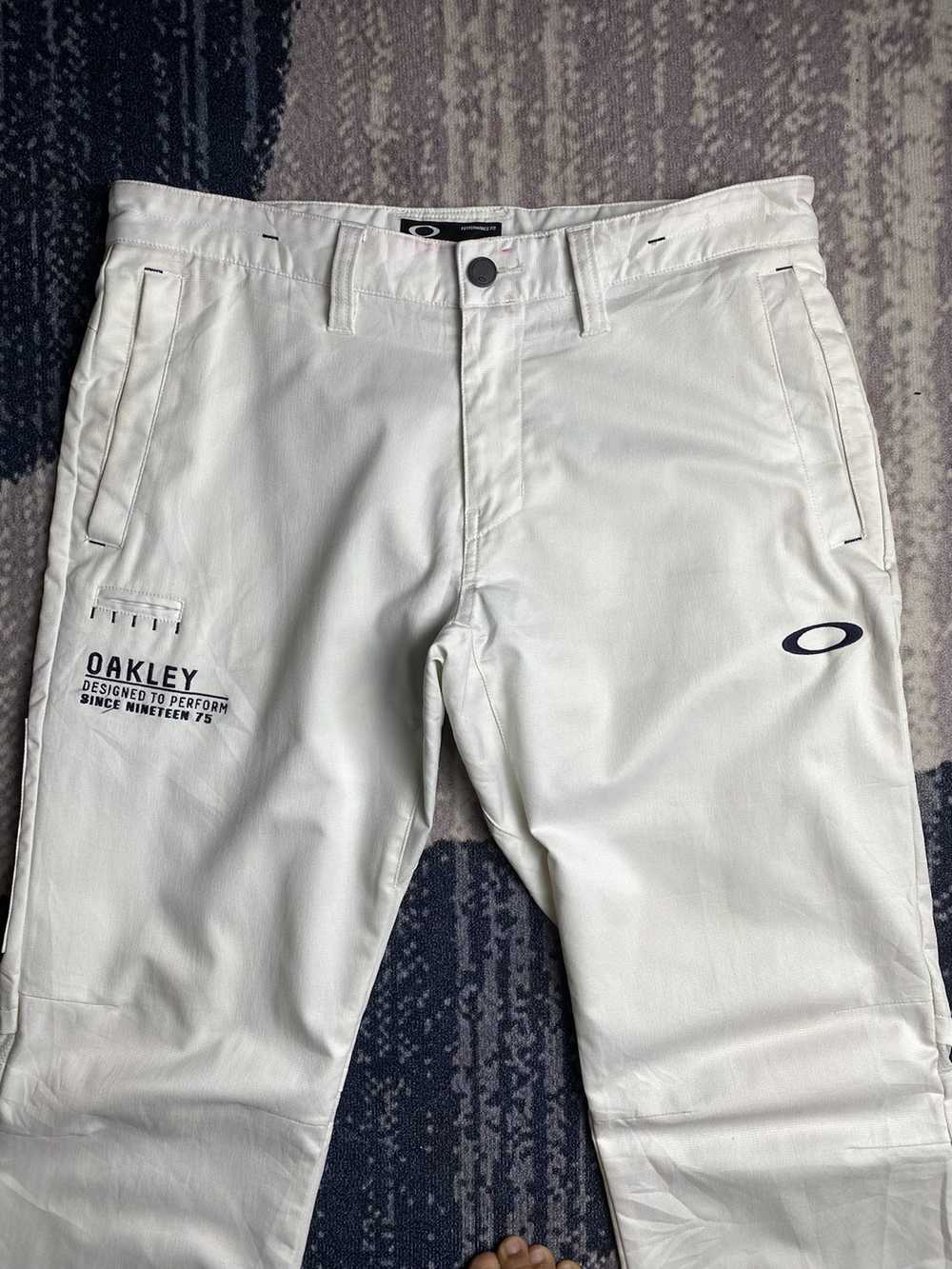 Oakley × Vintage Oakley Nice Design Golf Pants Wh… - image 2