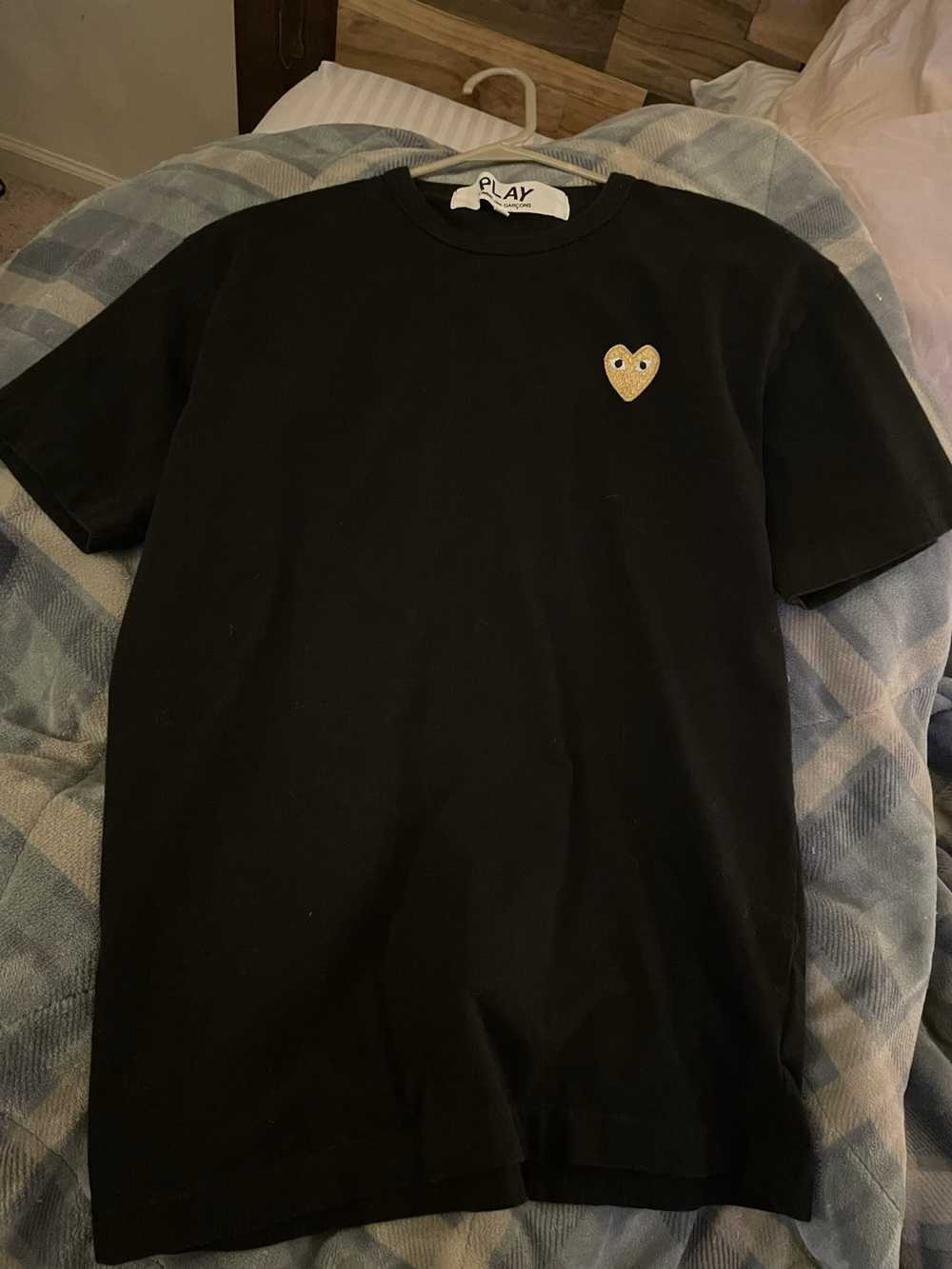 Comme Des Garcons Play Gold heart black cdg play … - image 1