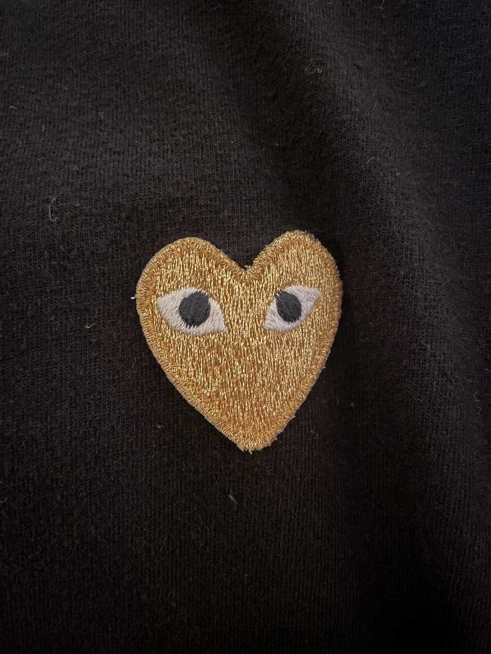 Comme Des Garcons Play Gold heart black cdg play … - image 2
