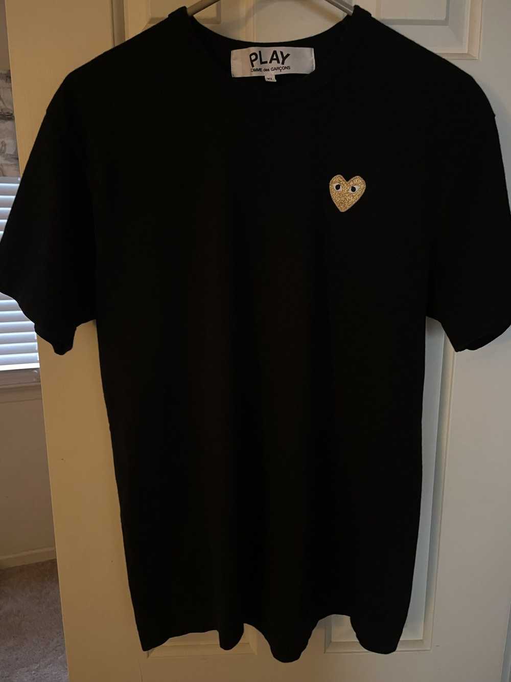 Comme Des Garcons Play Gold heart black cdg play … - image 4