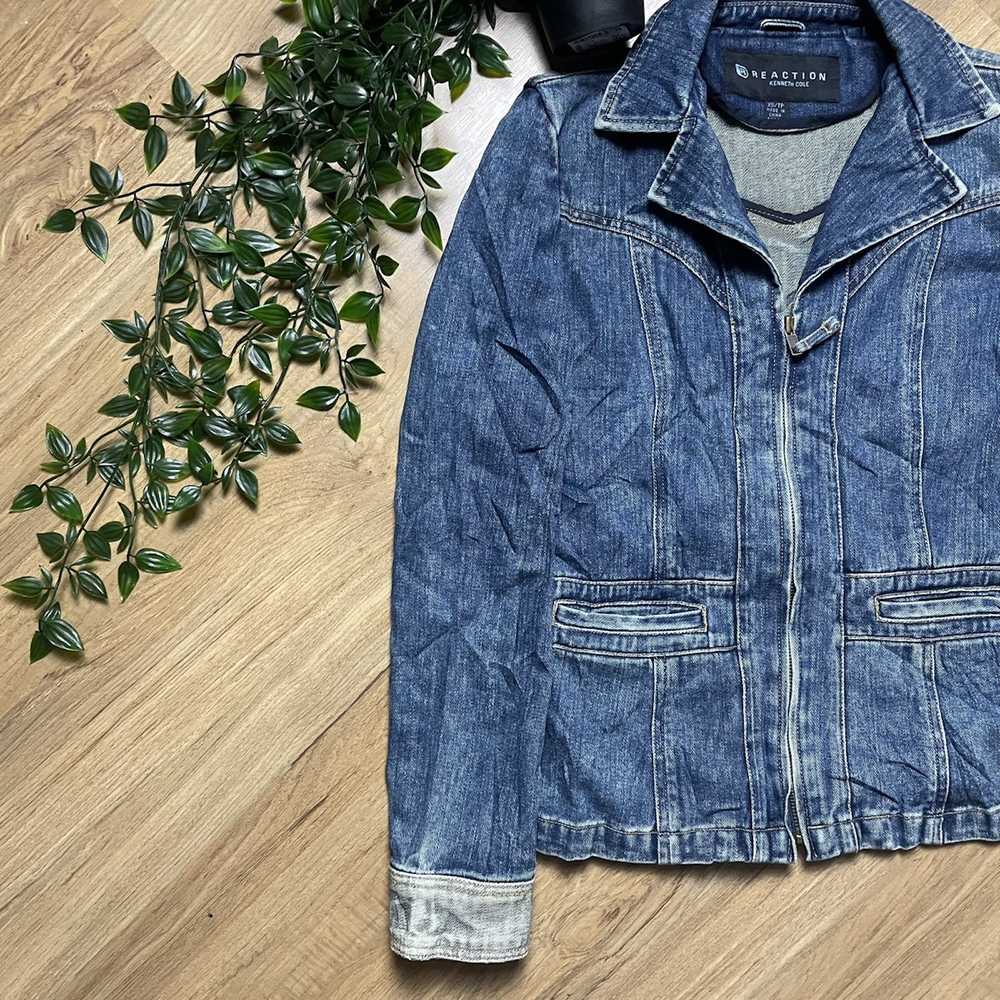 Denim Jacket × Designer × Kenneth Cole Vintage 90… - image 2