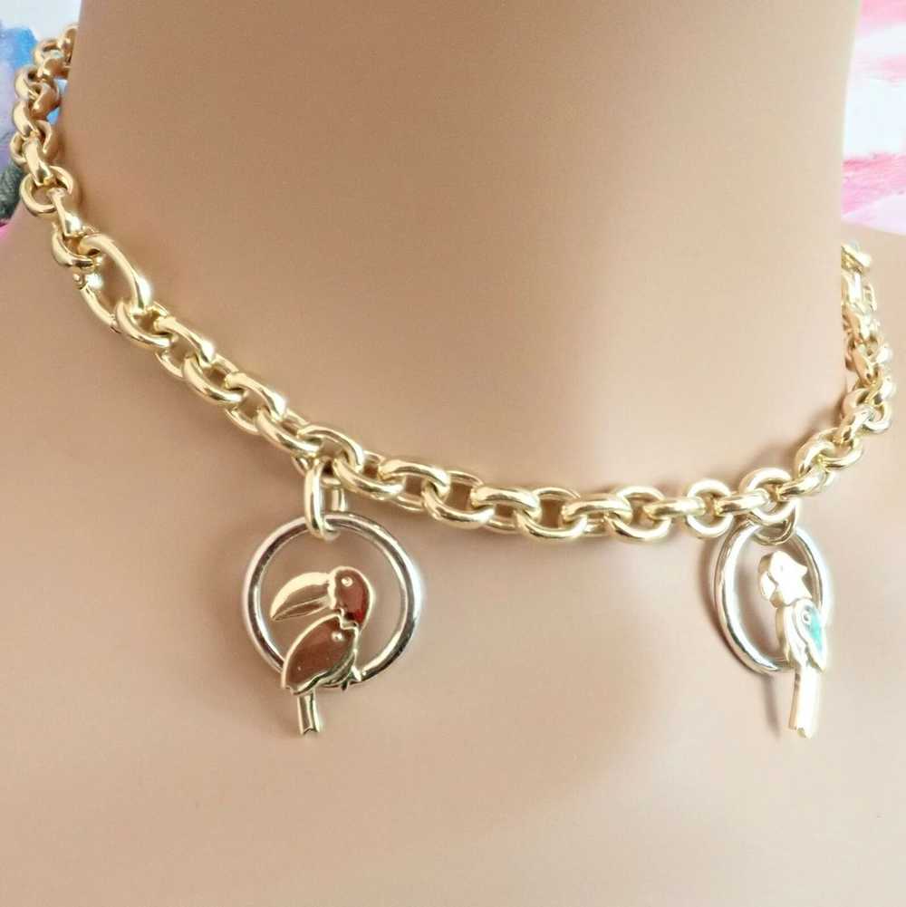 Pomellato Pomellato 18k Yellow Gold Bird Chain 2 … - image 7