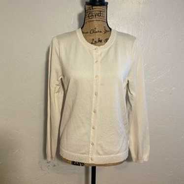 Kasper Button Front Sweater, Size Medium. - image 1