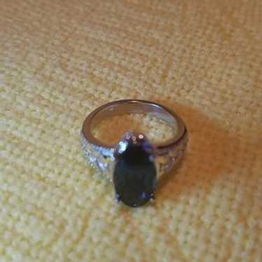 Swarovski blue crystal ring - Gem