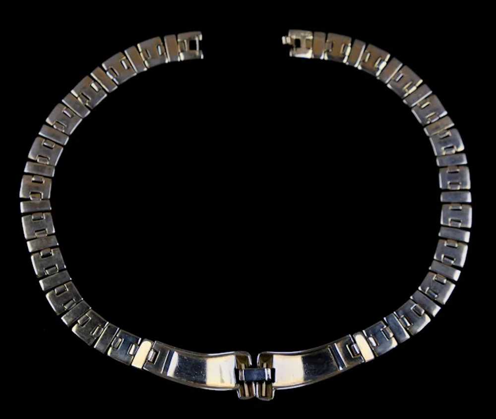 Elegant Trifari Retro Necklace Bracelet Set - image 5