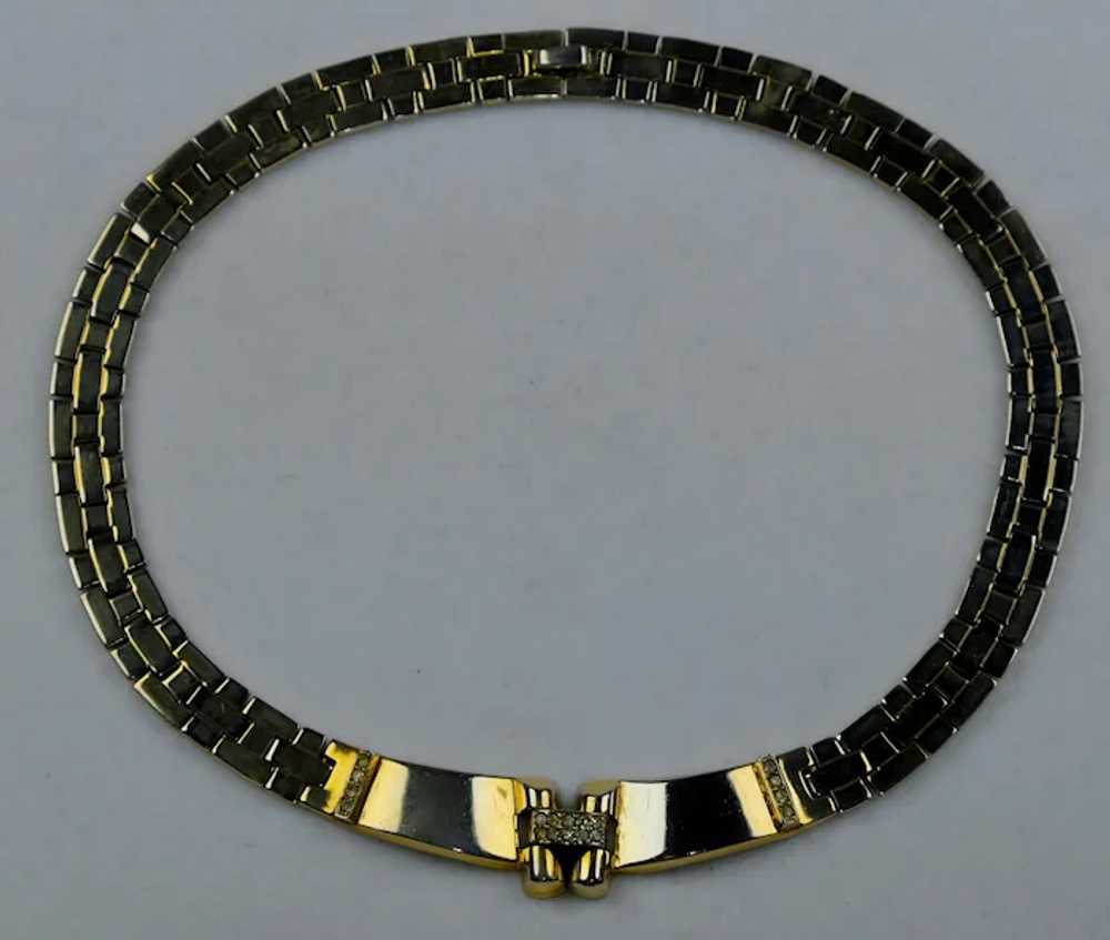 Elegant Trifari Retro Necklace Bracelet Set - image 6