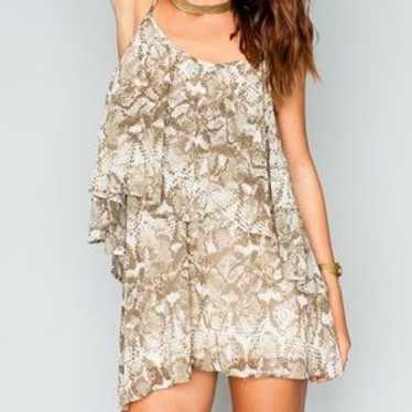 Show Me Your Mumu Snake Print Python Romper Jumpe… - image 1