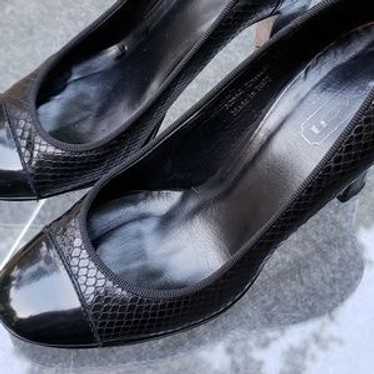 Coach Embossed Python Print Pump - image 1