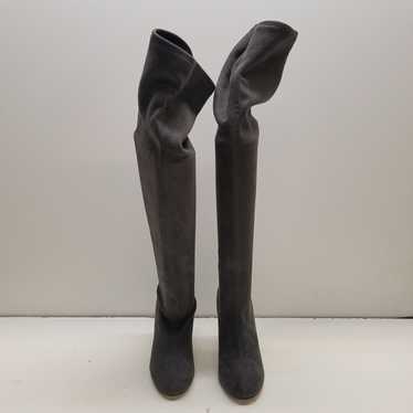 Renvy Suede Knee High Maya Boots Grey 5 - image 1