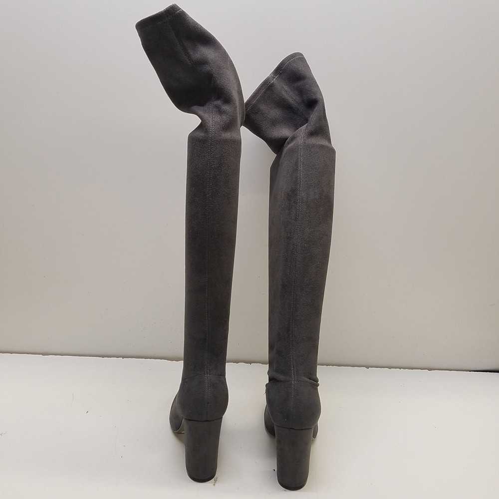 Renvy Suede Knee High Maya Boots Grey 5 - image 3