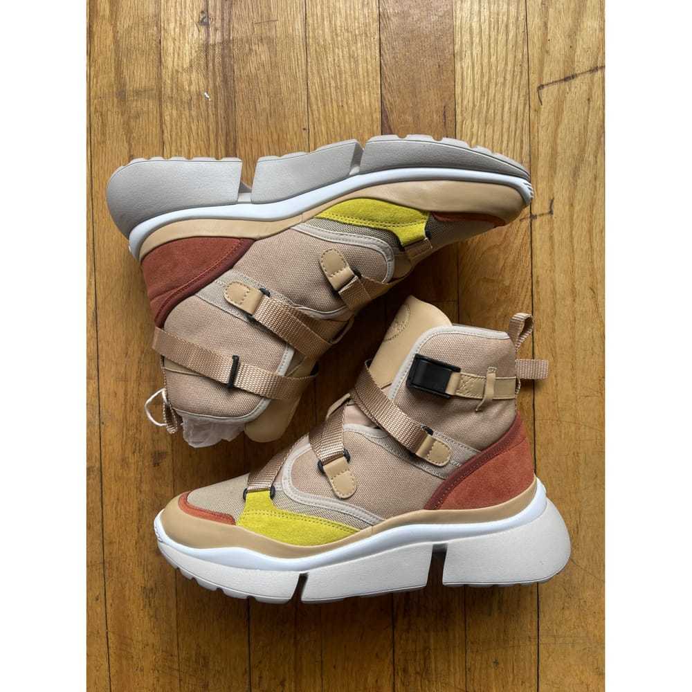 Chloé Sonnie cloth trainers - image 3