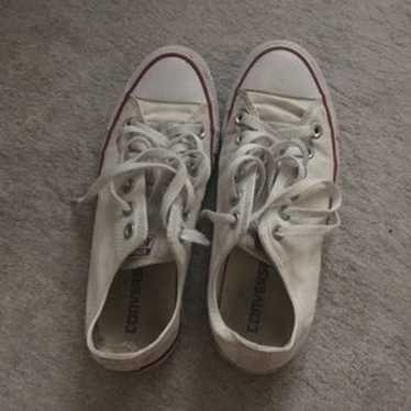 White Converse With A Little Bit Of Sharpie - image 1