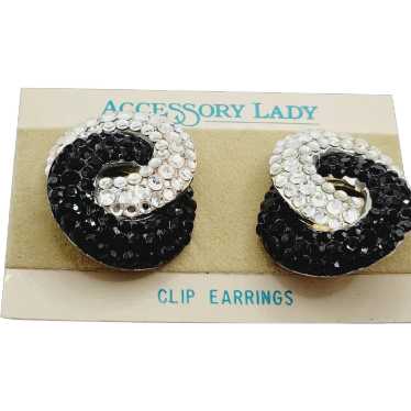 80’s Vintage NOS Rhinestones By Accessory Lady Ear