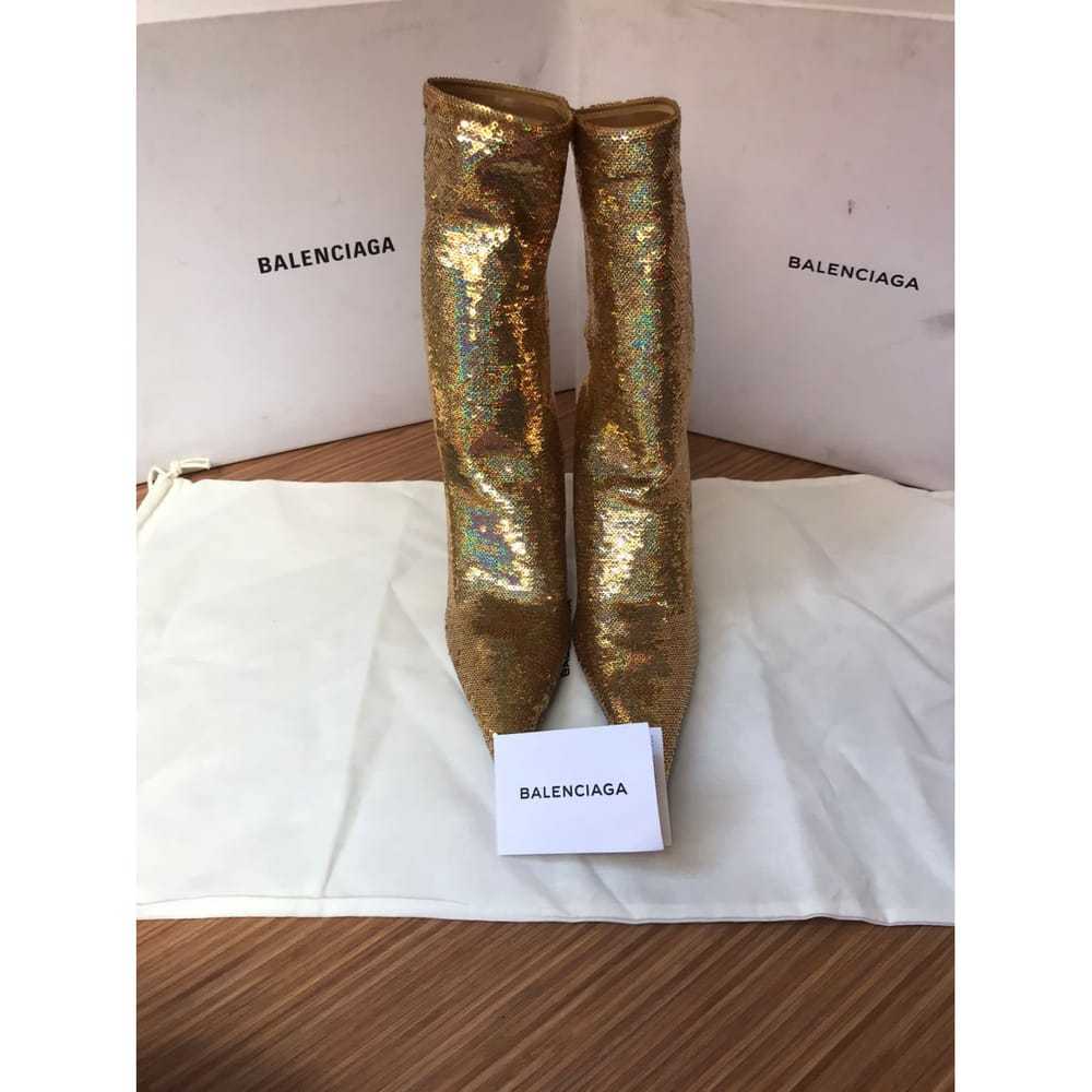 Balenciaga Knife leather boots - image 2