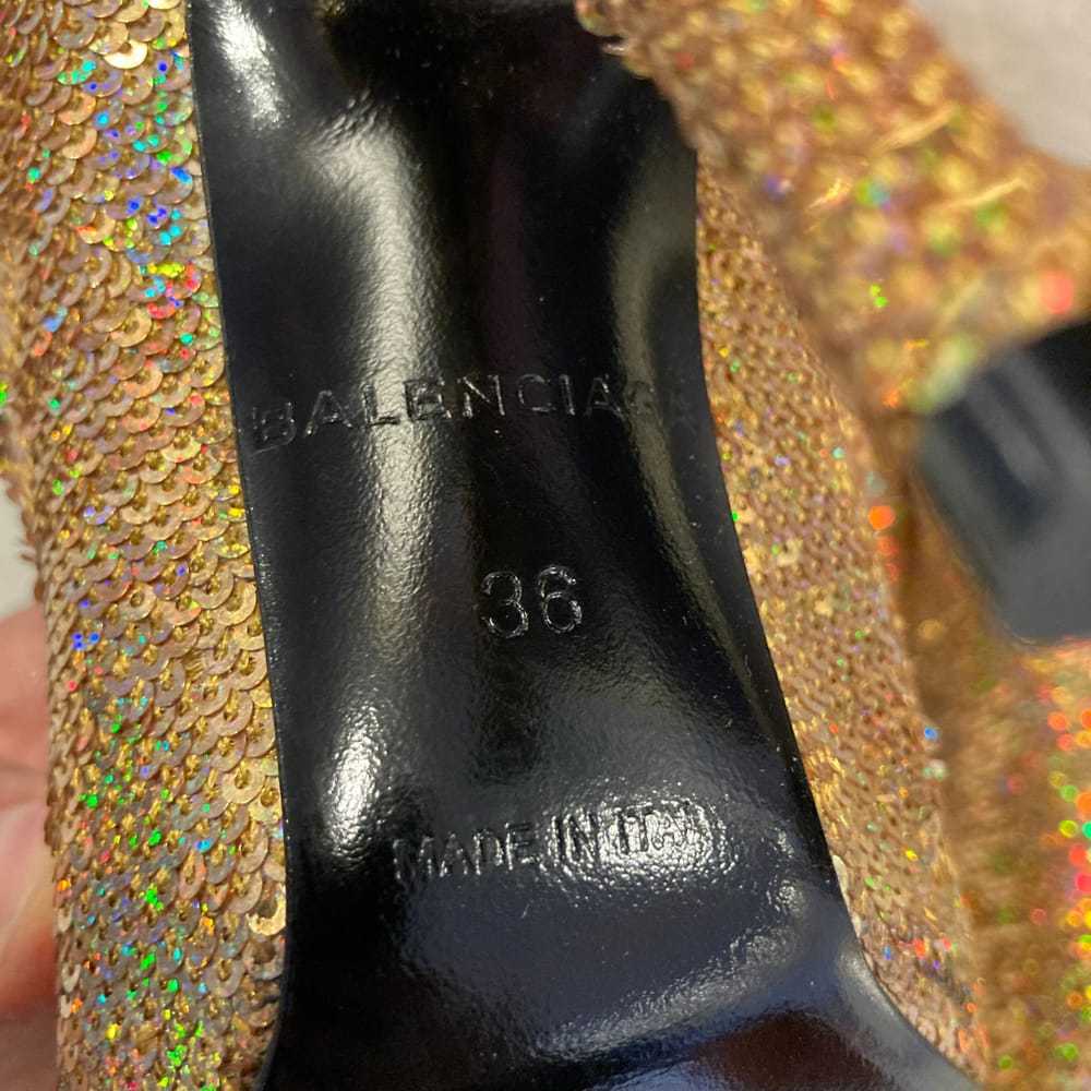 Balenciaga Knife leather boots - image 3