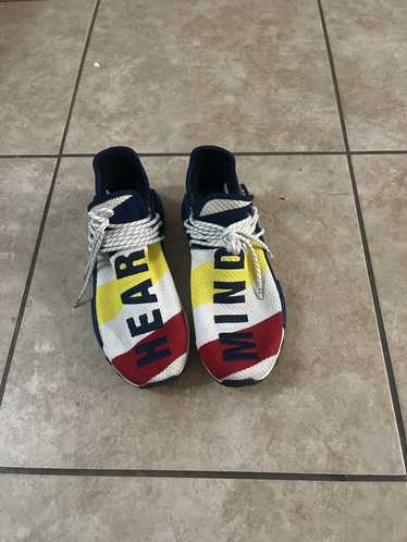 Adidas Pharrell x Billionaire Boys Club x NMD Human Race Trail 'Blue Plaid