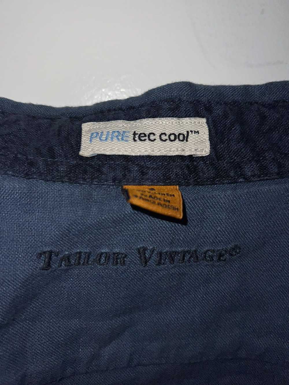 Thrifted × Vintage Vintage Linen Polo - image 3