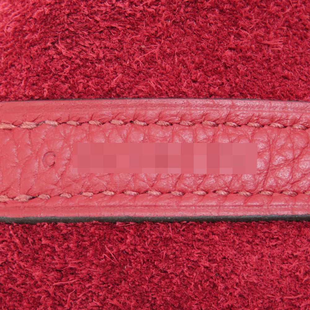 Hermes Hermes Picotan Lock MM Red Handbag Taurill… - image 7