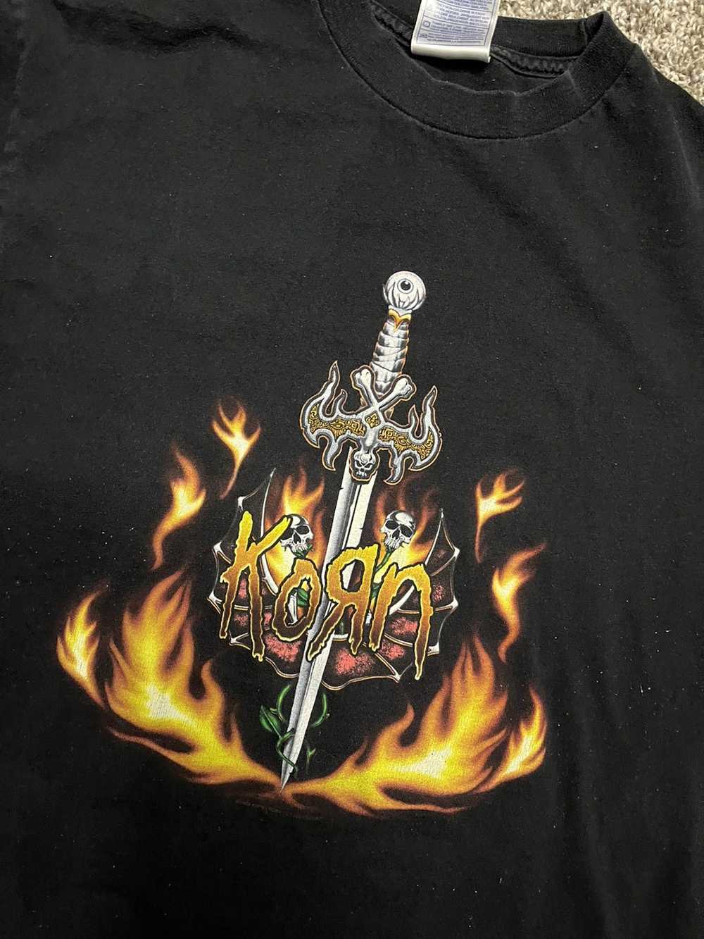 Band Tees × Streetwear × Vintage Vintage y2k Korn… - image 2