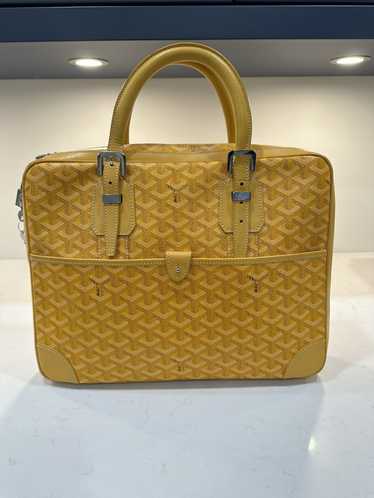 Goyard Ambassade Business Brief Travel Case Leather Messenger Bag