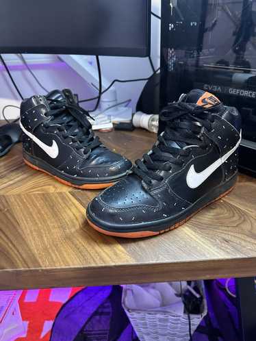 Nike Dunk Low GS 'Halloween' White/Soft Orange-Black 306339-182