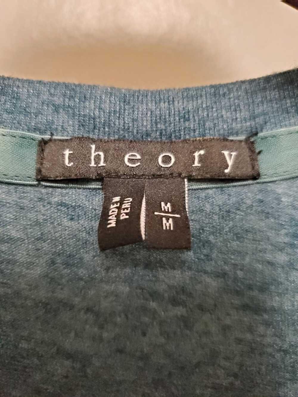 Theory Theory Crewneck T Shirt Blue Sz M - image 2
