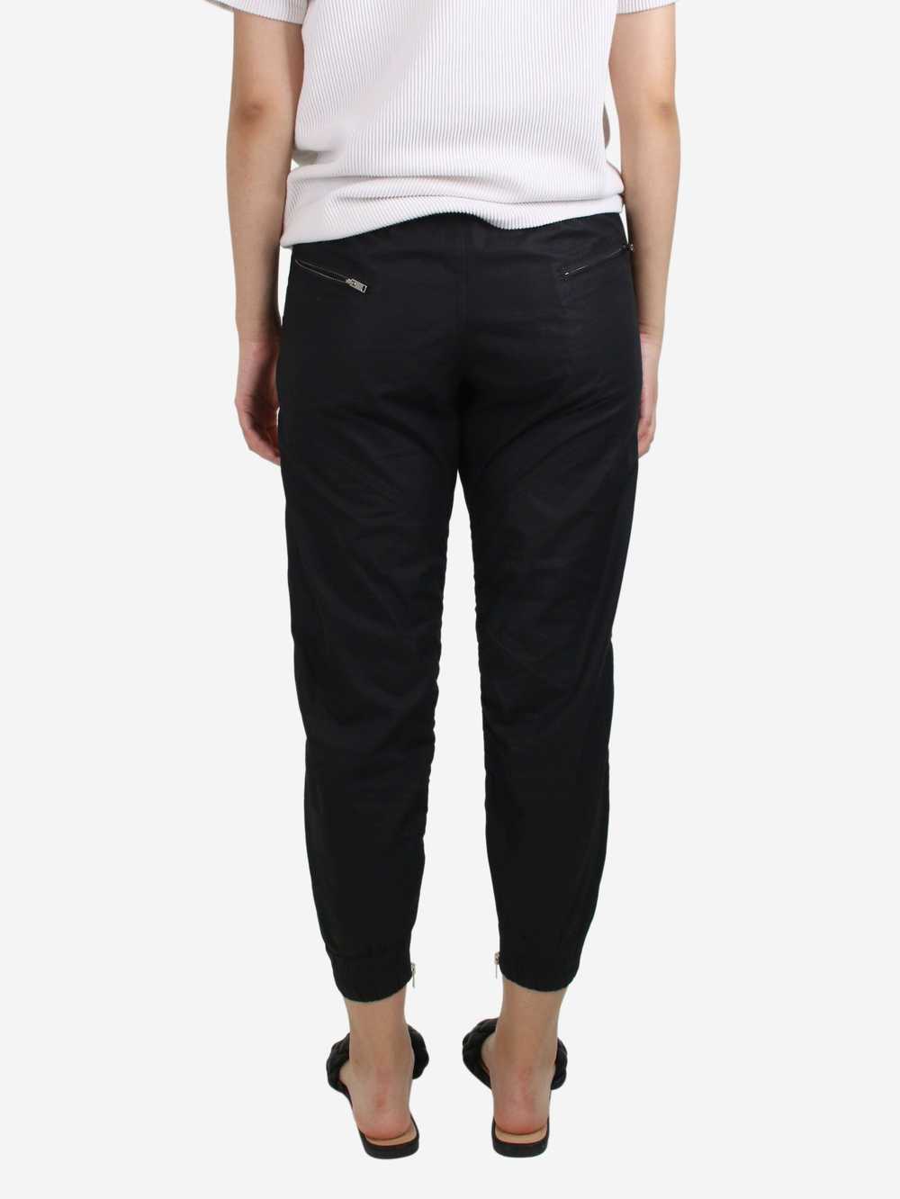 Isabel Marant Black zipped cuff trousers - size U… - image 3