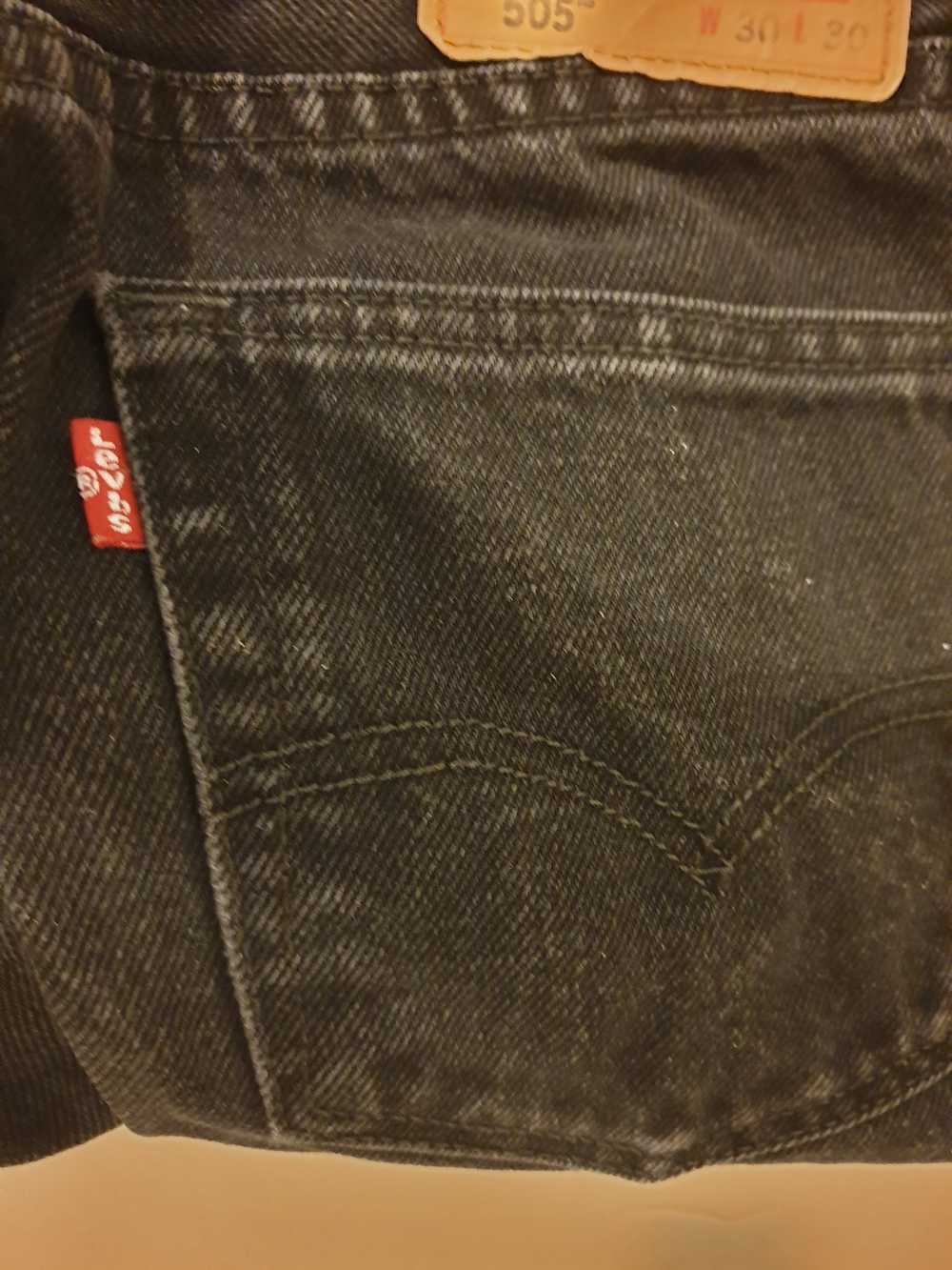 Levi's 505 - classic fit, faded black - image 6