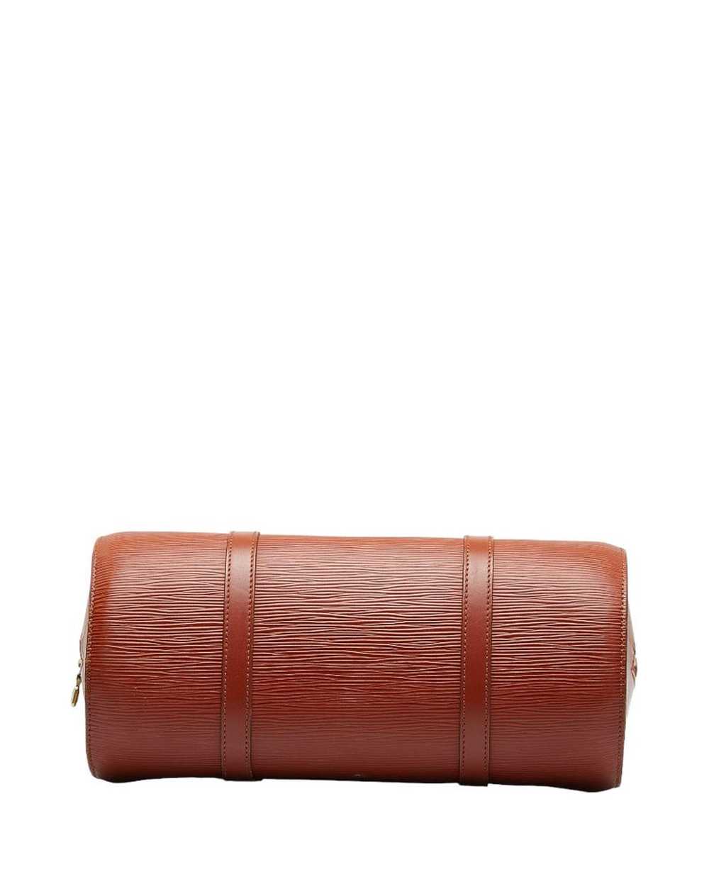 Louis Vuitton Epi Soufflot with Pouch Bag in Brown - image 4