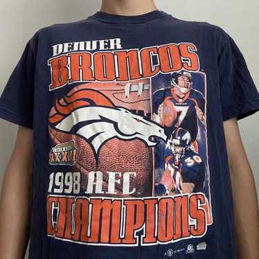 Broncos Super Bowl XXXII Unfinished Business Vintage T-Shirt (1998) 