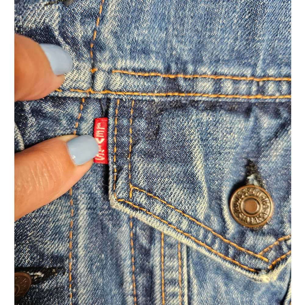 Levi's Vintage LEVIS Denim Jacket 1971 or older L… - image 3