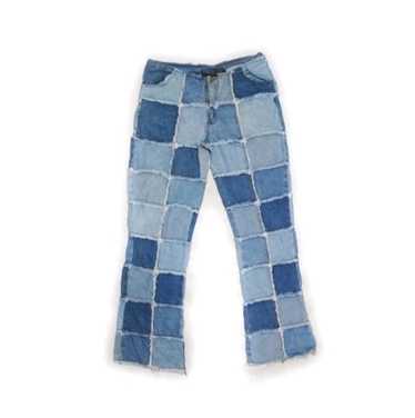 Other all over patchwork blue denim jeans - image 1