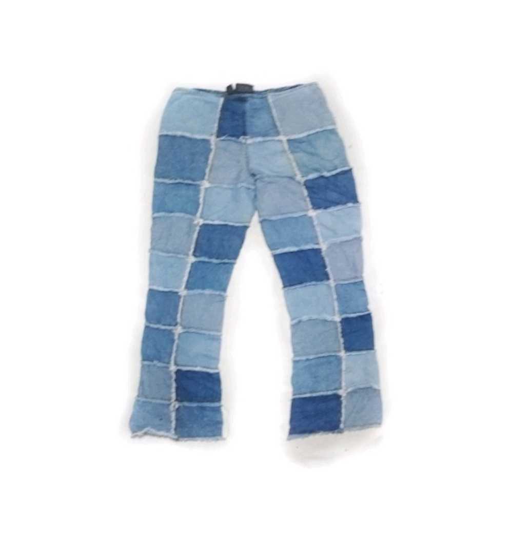 Other all over patchwork blue denim jeans - image 2
