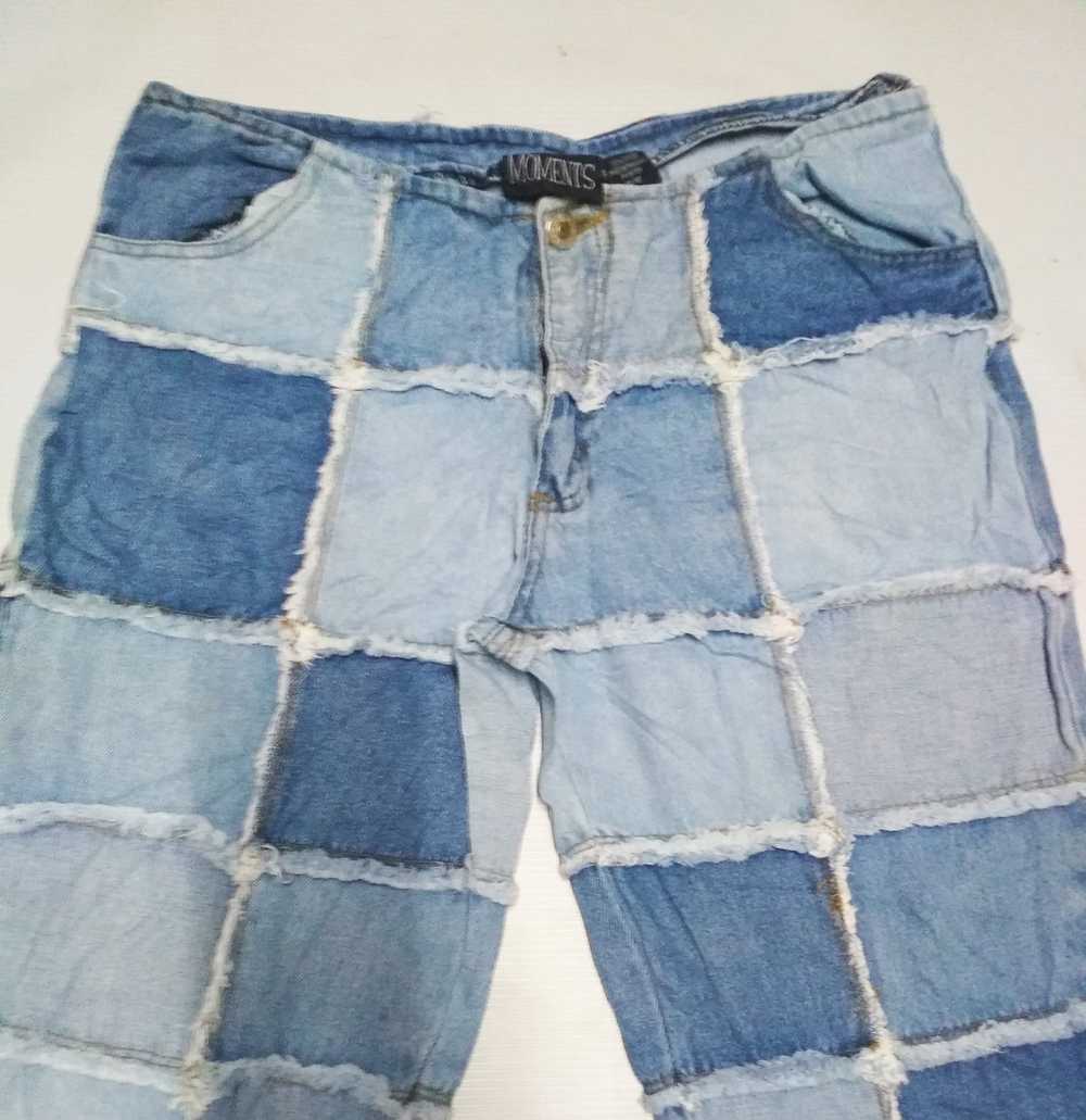 Other all over patchwork blue denim jeans - image 3