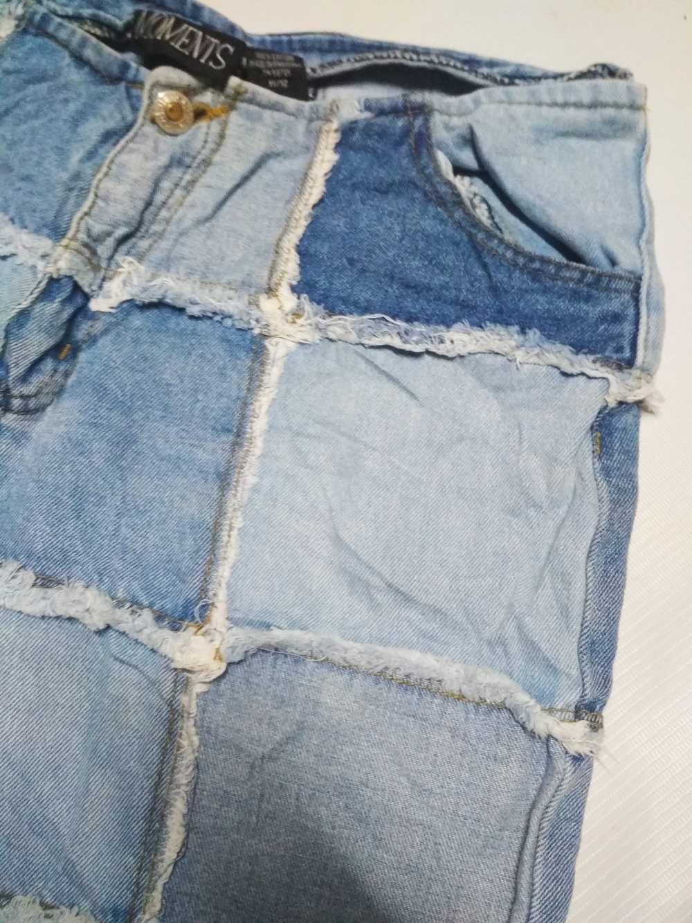 Other all over patchwork blue denim jeans - image 5