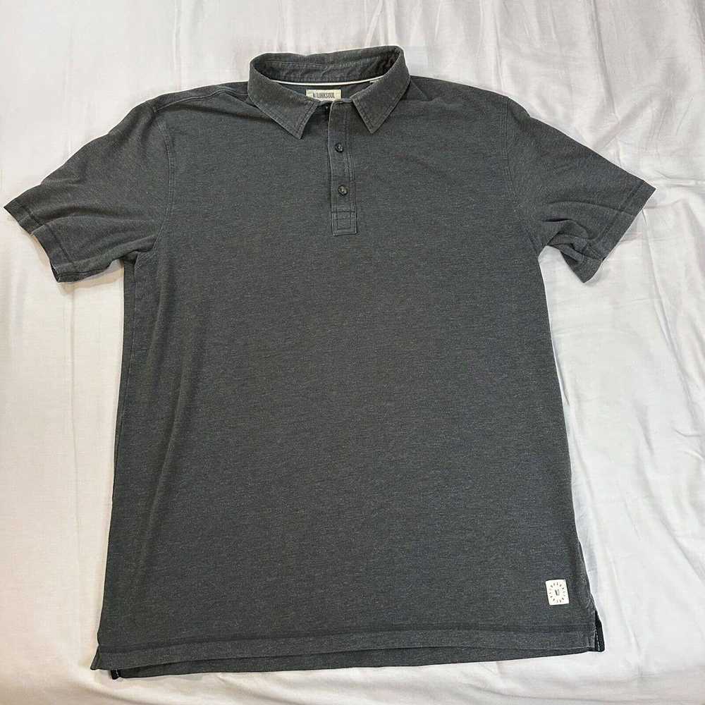 Other Linksoul Polo Shirt Men’s L Gray Button Sho… - image 1