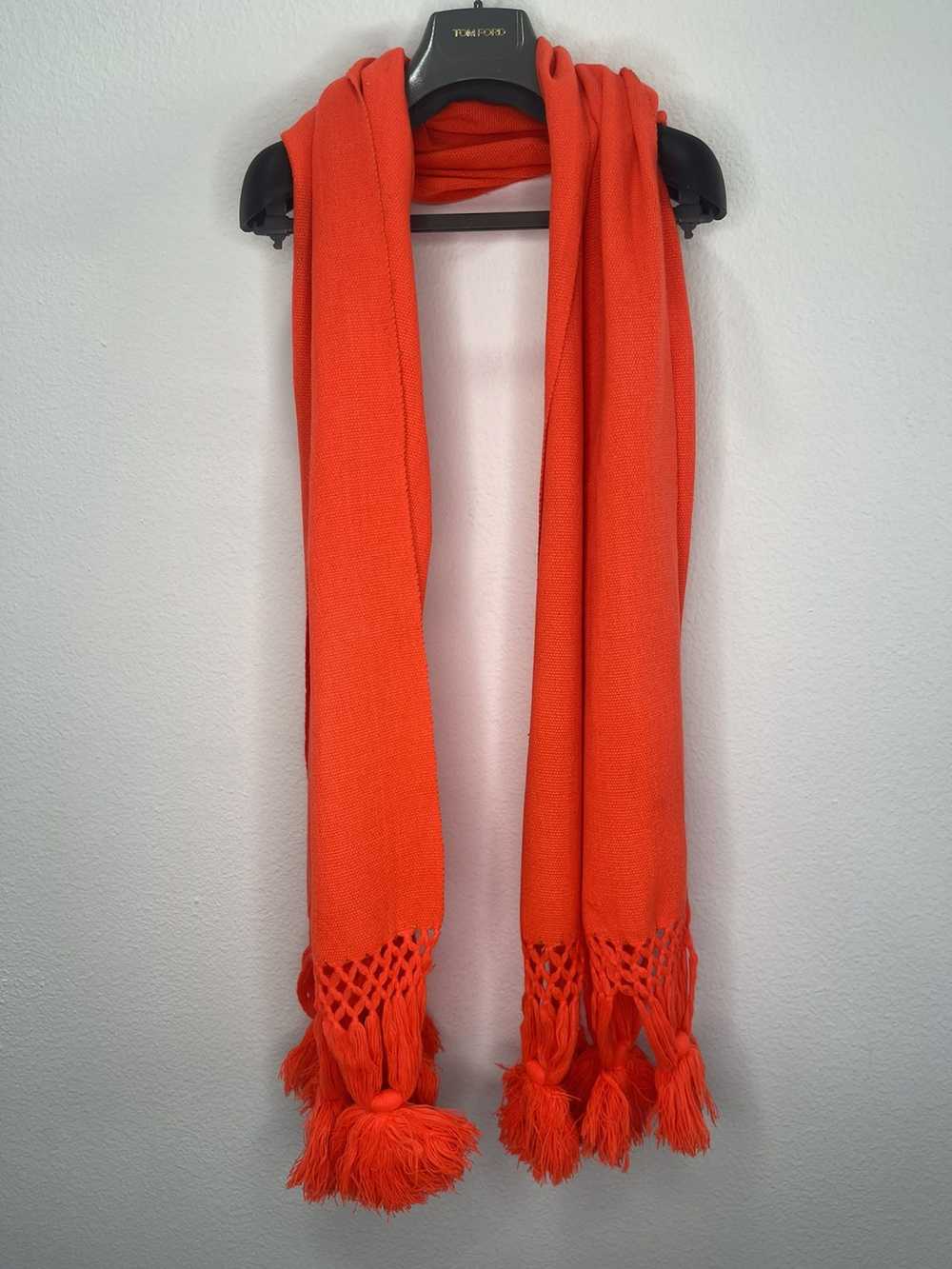 Vintage Oversized knit scarf - image 1