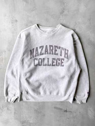 Nazareth College Sweatshirt Y2K - Large