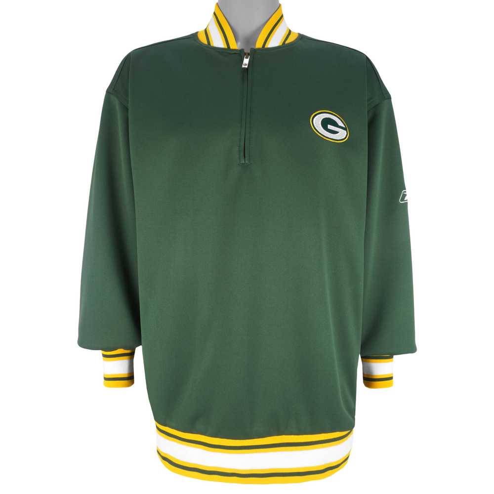 Reebok - Green Bay Packers Pullover Track Jacket … - image 2