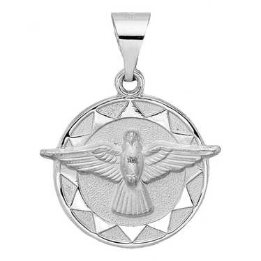 Apple White gold pendant - image 1