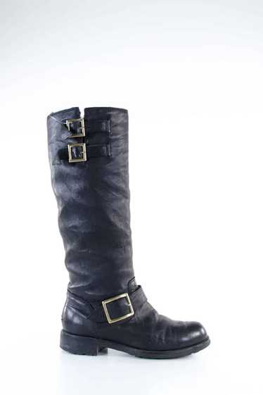 Circular Clothing Bottes en cuir Jimmy Choo noir. 