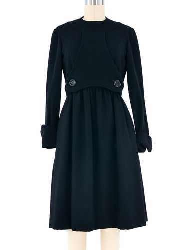 Geoffrey Beene Attached Apron Dress