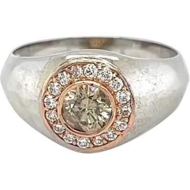 Fancy Diamond Bold Ring, 14kt