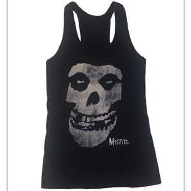 Misfits ブラック タンクトップ 80s Misfits Punk Rock Band Black Tank Top (Various Colors) | eBay