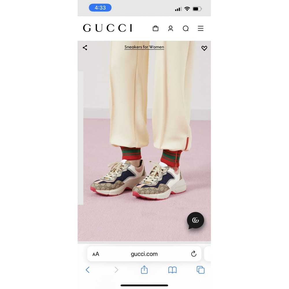 Gucci Cloth trainers - image 2