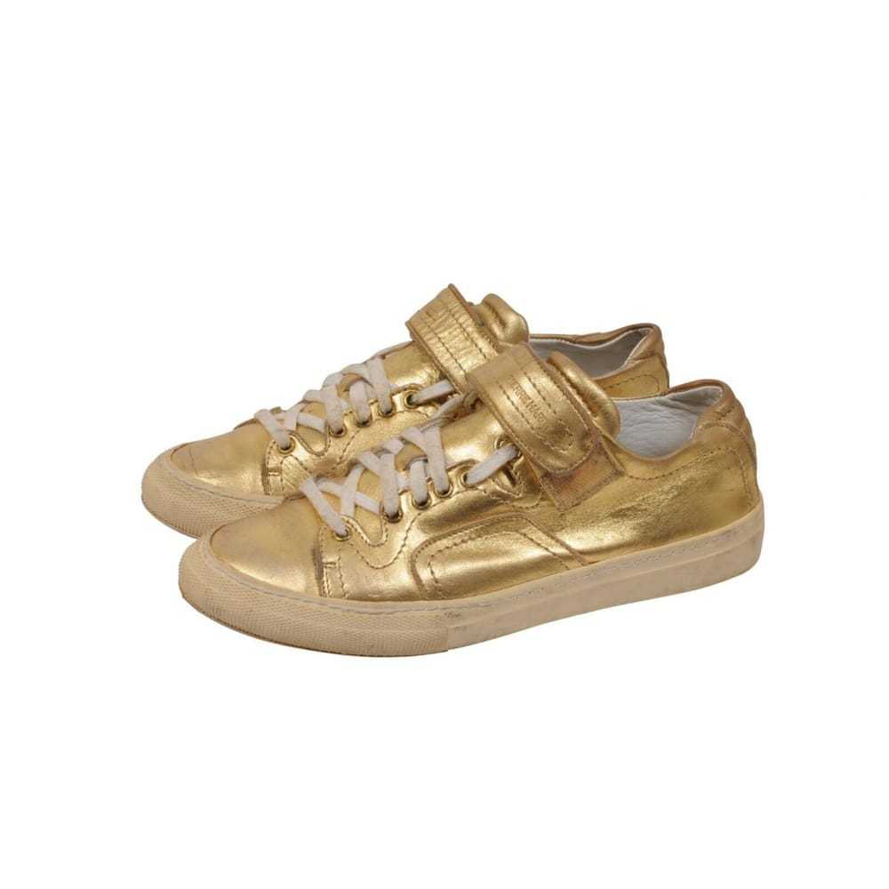 Pierre Hardy Leather low trainers - image 4