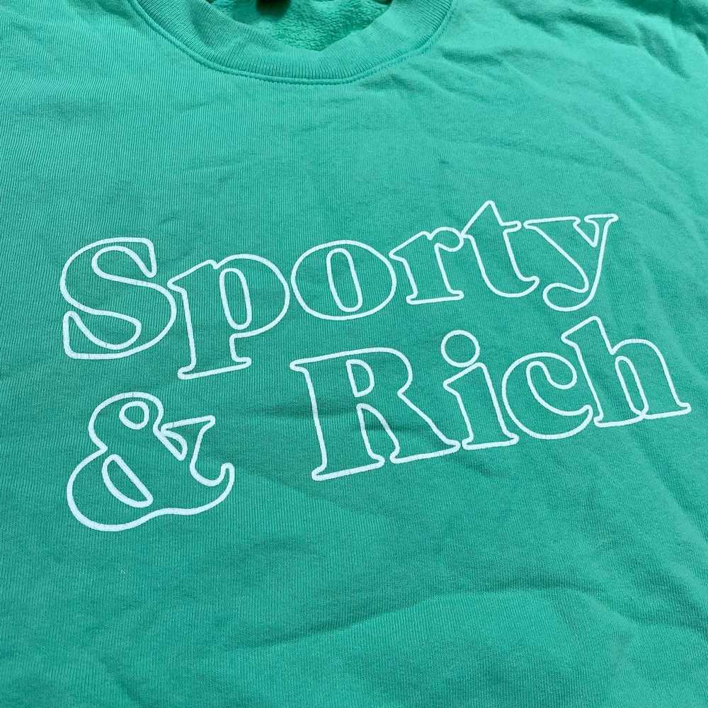 Sporty & Rich NEW SPORTY & RICH MINT GREEN CREWNE… - image 2