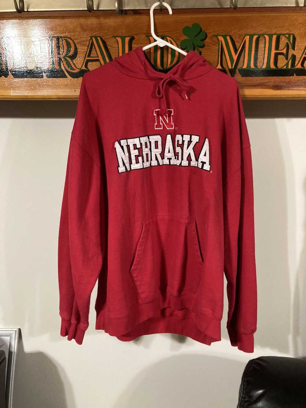 Vintage Vintage Nebraska State Hoodie - image 1